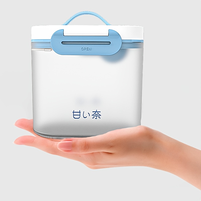Baby Food On The Go - 大容量の粉ミルクやスナックの収納ボックス、家庭用や旅行用、外出先での使用に便利な密閉式ミルクパウダー容器