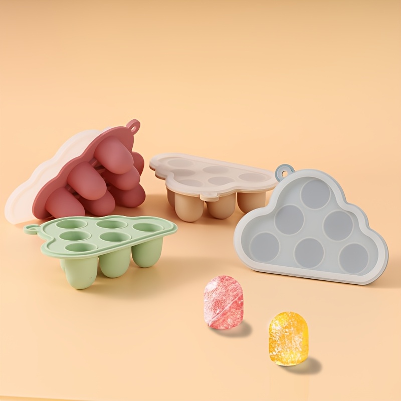 Baby Food Vegetable - 2 個/1 個ミニベビー果物野菜冷凍庫型蓋付き、フルーツフィーダー用シリコンフードトレイ、母乳歯が生える給餌トレイ