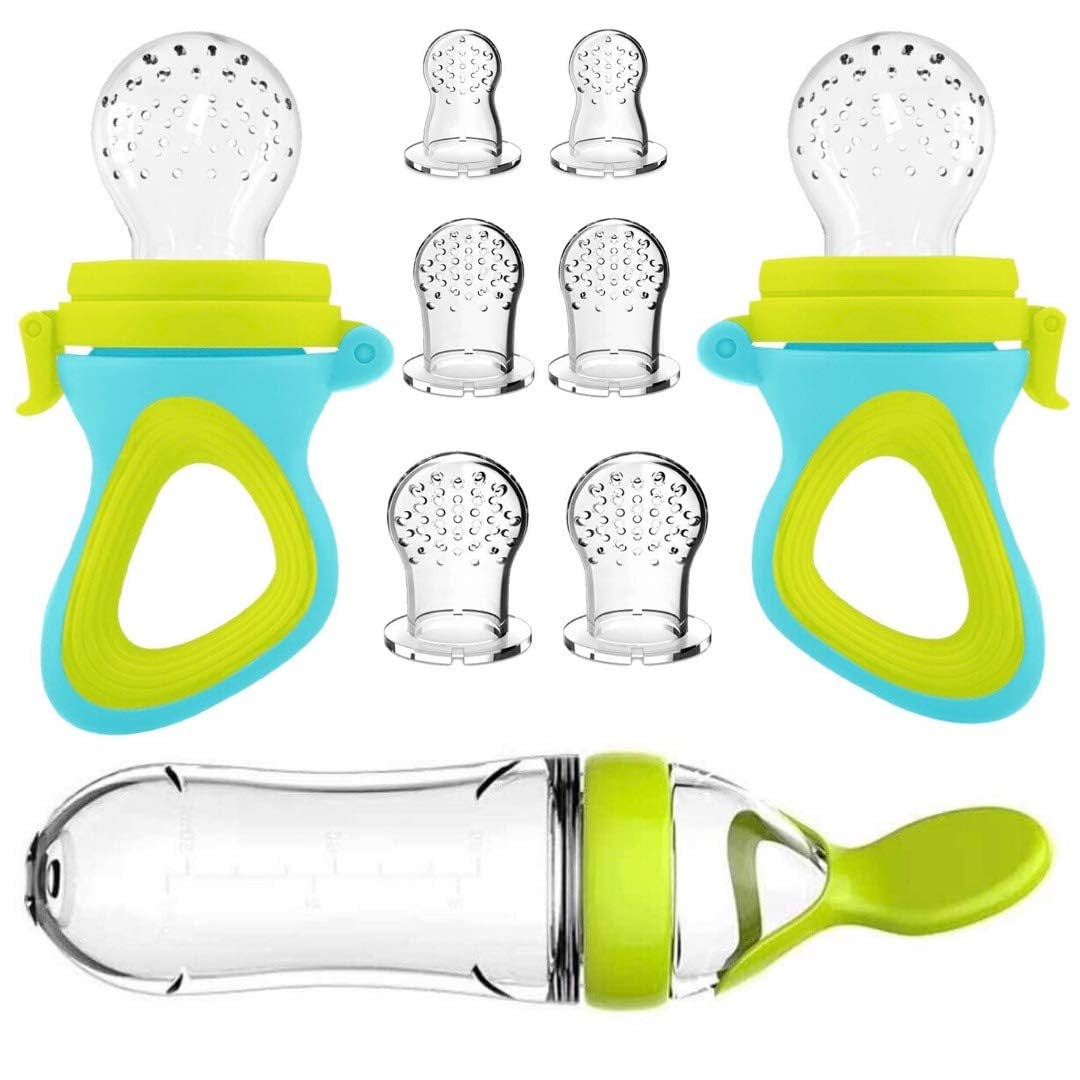 Self Feed Spoon - 絞り哺乳瓶カップシリコーン新生児おしゃぶりトレーニングライススプーン幼児シリアル食品サプリメントフィーダー食器