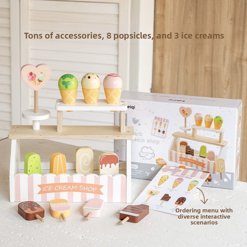 Baby Food In Restaurant - 子供のおもちゃパズル木製キッチンおもちゃセットミニチュア食品ベビーアクセサリーモンテッソーリ十分なボードゲームインタラクティブおもちゃギフト