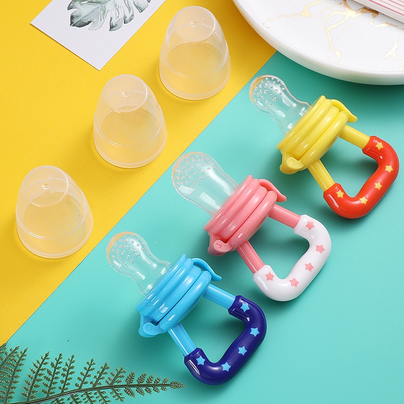 Baby Food Vegetable - 3個ベビーフルーツと野菜のティーテル食品サプリメントかみ合いシリコンベビー用食器