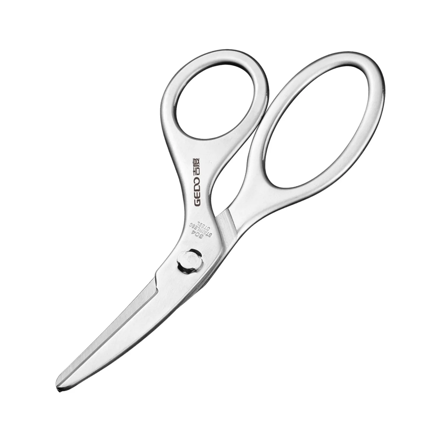 Baby Food Scissors - 認証済みの純粋な304ステンレス鋼製、超厚型で耐久性に優れ、分解可能なベビーフード用ハサミ。ケース付き。
