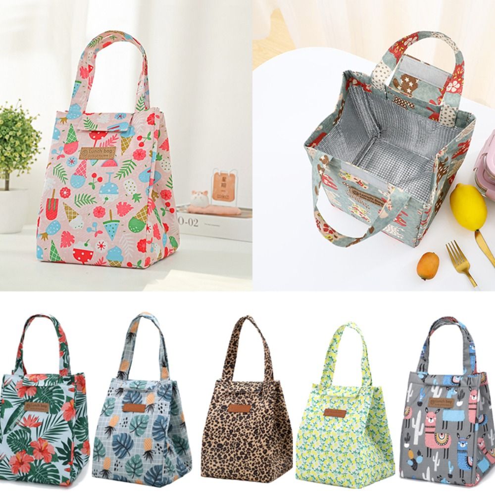 Baby Food Zip Lock Bag - オックスフォード布断熱ランチバッグキャンプ食品ドリンククーラーバッグピクニックトラベルバッグ防水食品収納ボックス大人子供用