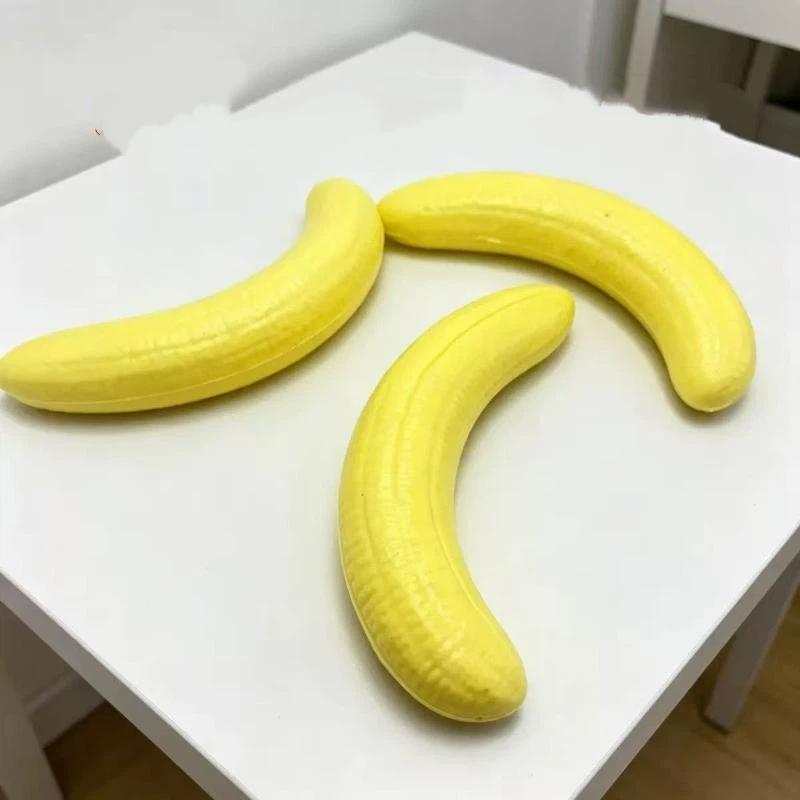 Baby Food Banana - ストレス解消バナナパルプフィジェットトイ PU製スローリバウンドセンサリーボール ミルキーな香り 非食用 ソフトで耐久性あり 大人と子供向け