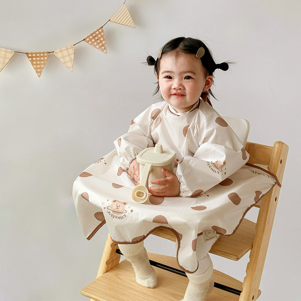 Baby Food On The Go - 授乳よだれかけ 赤ちゃん 男の子 女の子用 6-36Month 防水よだれかけ