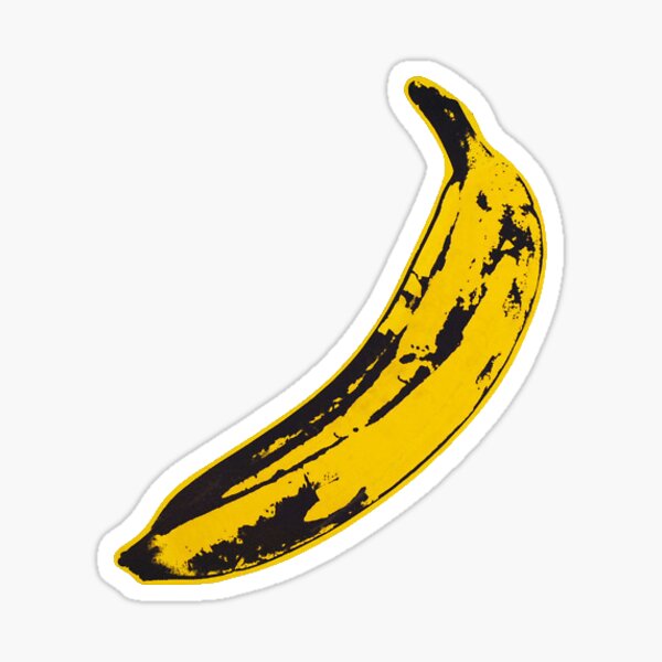 Baby Food Banana - アンディ・ウォーホルはバナナです 5 個のステッカー アニメ装飾用 壁窓水筒アート装飾漫画プリント子供車ステッカー