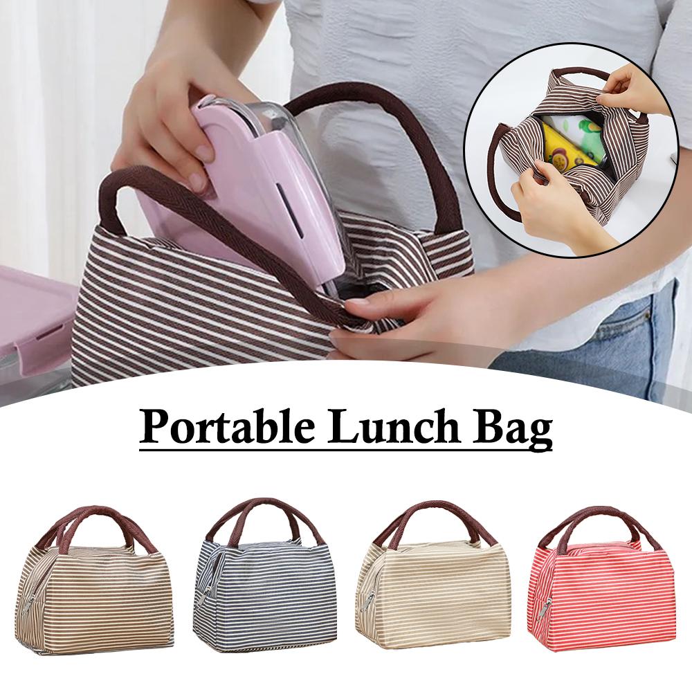 Baby Food Zip Lock Bag - ポータブルランチバッグ食品保温バッグサーモポーチ子供用ランチバッグ冷蔵庫バッグピクニック収納大容量ランチボックスバッグ