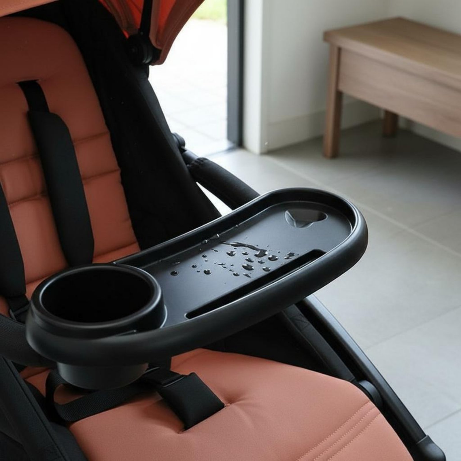 ベビーカー用フードトレイ素材 汎用ベビーカースナックトレイ  - Baby Food Universe のレビューと価格