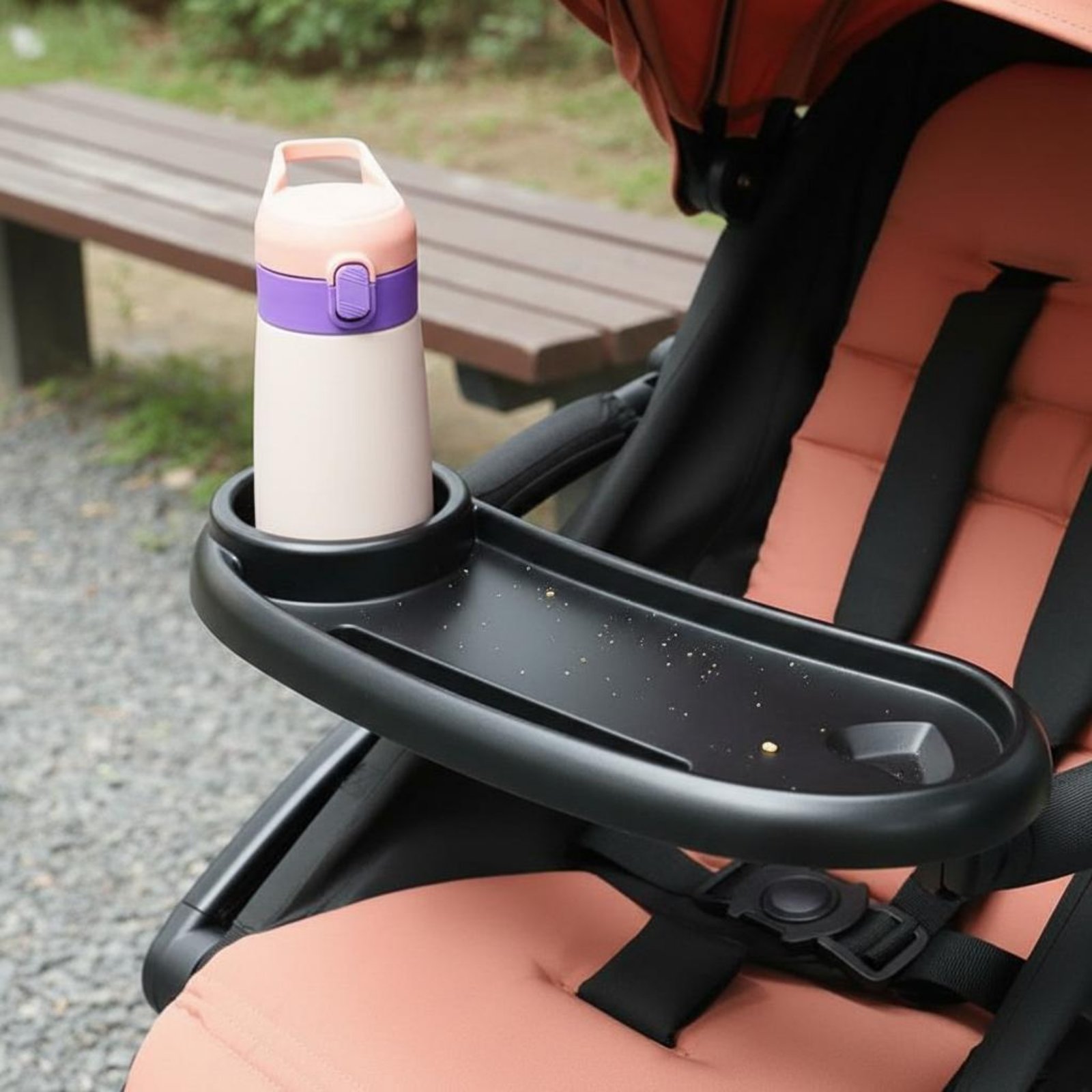 ベビーカー用フードトレイ素材 汎用ベビーカースナックトレイ  - Baby Food Universe のレビューと価格