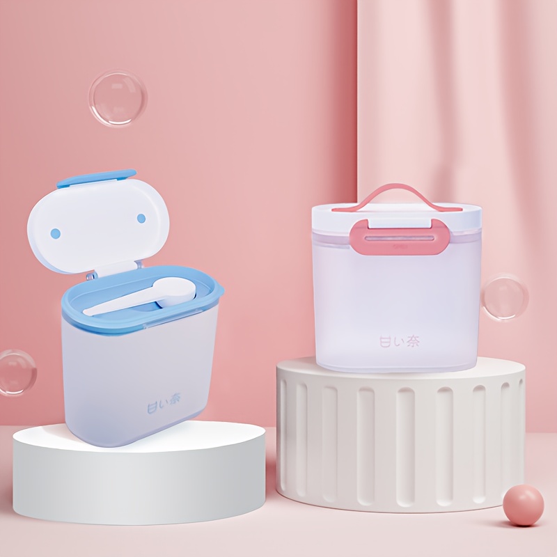 大容量の粉ミルクやスナックの収納ボックス、家庭用や旅行用、外 - Baby Food On The Go のレビューと価格