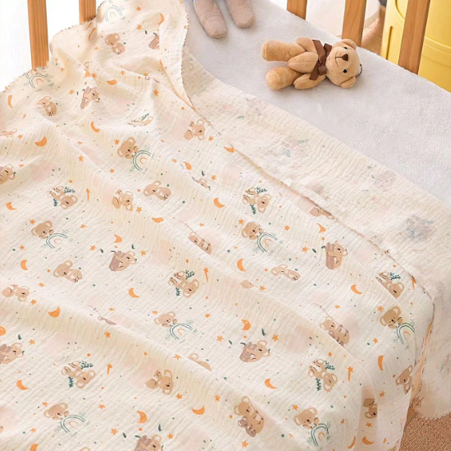 ベビーモスリンおくるみブランケット1枚、新生児の必需品、新生 - Baby Puree Pouch のレビューと価格