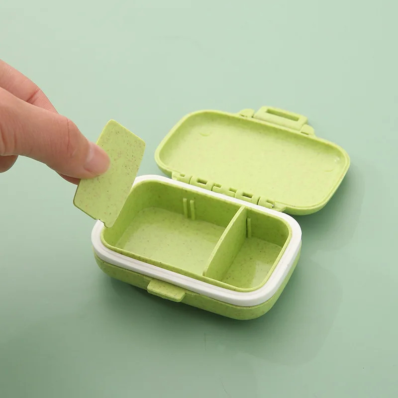 1-6 個ミニポータブル丸薬オーガナイザーケースピルボックス - Formula Dispenser Portable のレビューと価格
