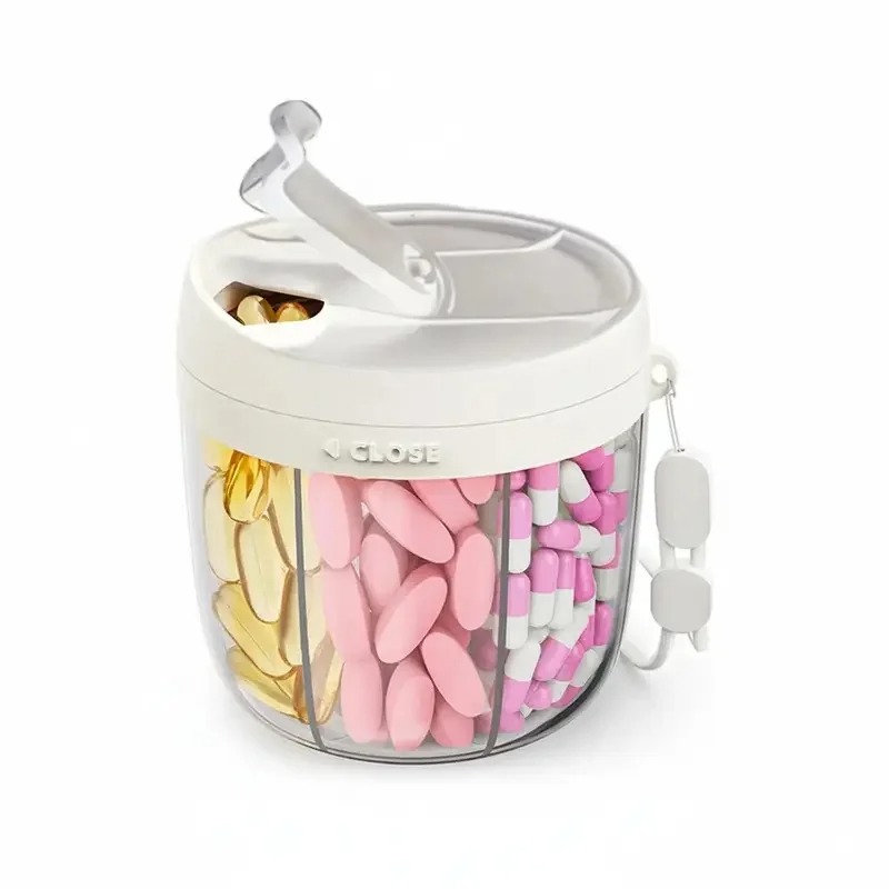 ピルオーガナイザー ピルディスペンサー 7つの大きなコンパー - Formula Dispenser Portable のレビューと価格