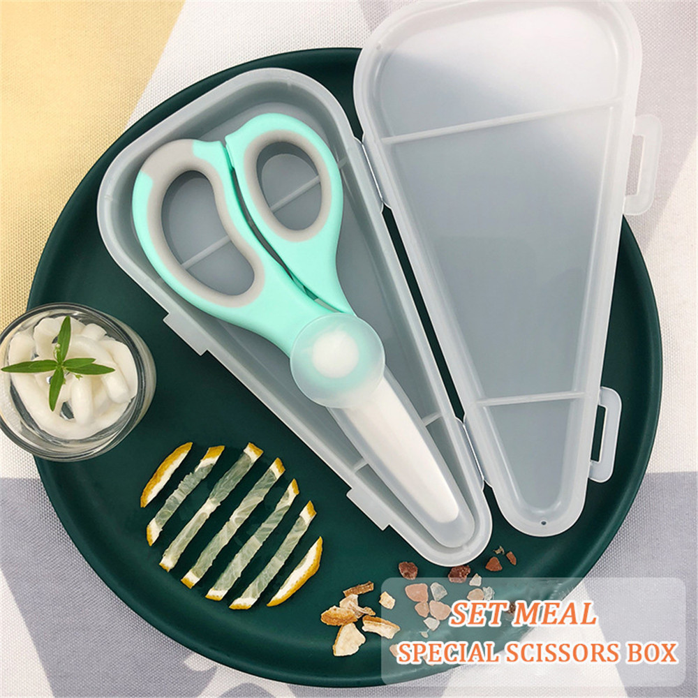 ポータブルセラミックベビーフードミル,給餌用キッチンはさみ, - Baby Food Scissors のレビューと価格