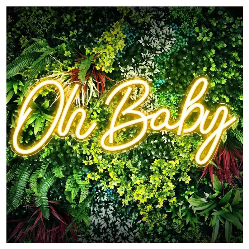 Oh Baby ネオンサイン 壁装飾用ライト 吊り下げ式 明 - Baby Food In Restaurant のレビューと価格