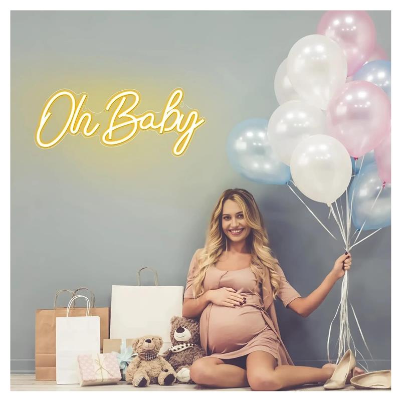 Oh Baby ネオンサイン 壁装飾用ライト 吊り下げ式 明 - Baby Food In Restaurant のレビューと価格
