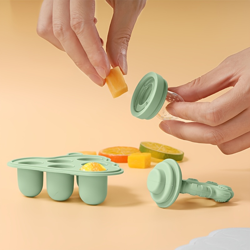 2 個/1 個ミニベビー果物野菜冷凍庫型蓋付き、フルーツフィ - Baby Food Vegetable のレビューと価格