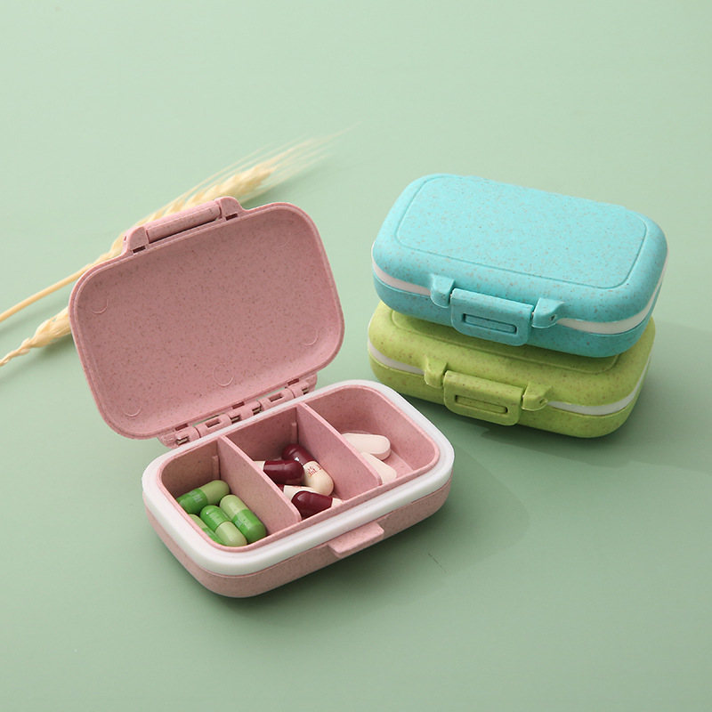 新しいポータブル丸薬オーガナイザーケース 3 グリッドピルボ - Formula Dispenser Portable のレビューと価格