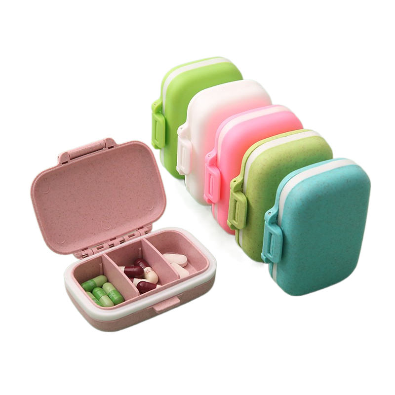 新しいポータブル丸薬オーガナイザーケース 3 グリッドピルボ - Formula Dispenser Portable のレビューと価格