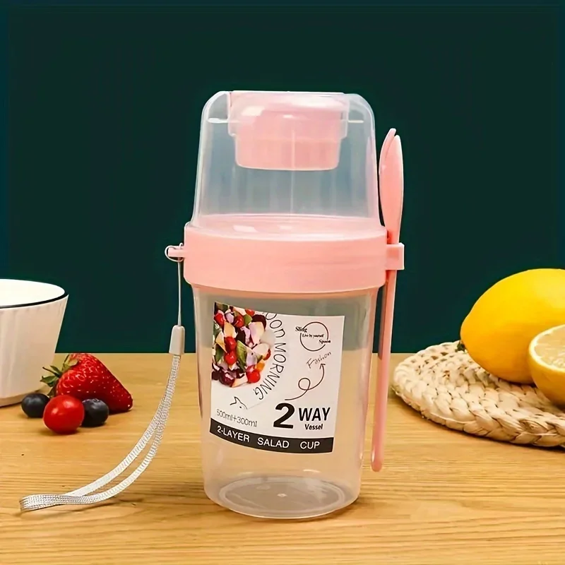 持ち運び朝食カップ、サラダカップ、ヨーグルト、シリアル、オー - Baby Food On The Go のレビューと価格
