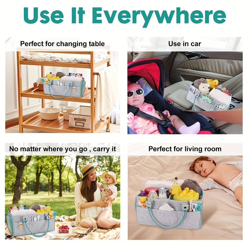 大容量ベビーおむつバッグ,赤ちゃんの部屋のバスケット,変更可 - Baby Puree Pouch のレビューと価格