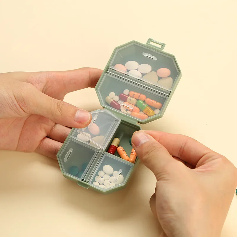 ミニポータブルピルボックス 6 グリッドタブレットピルオーガ - Formula Dispenser Portable のレビューと価格