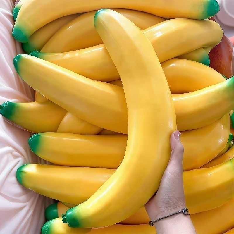 巨大バナナスクイッシーおもちゃ、ゆっくり膨らむストレス解消フ - Baby Food Banana のレビューと価格