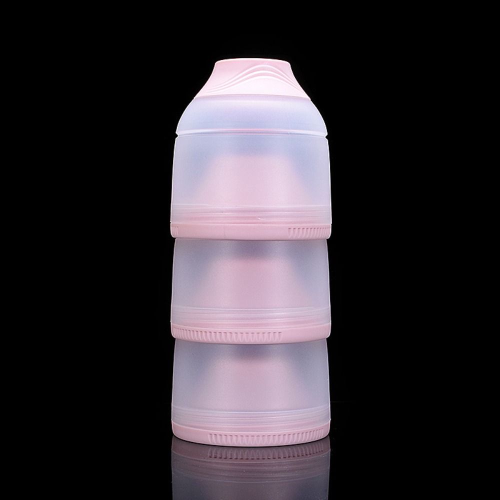 3層ベビーミルクパウダーボックス密封大容量スナック容器積み重 - Formula Dispenser Portable のレビューと価格