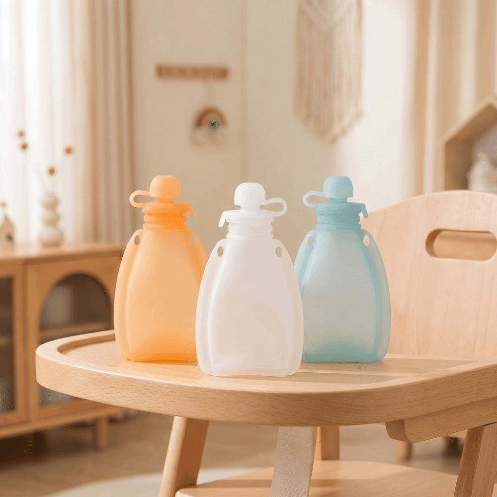 BPAフリー ベビーフードパウチ 120ml 大容量 食品グ - Baby Puree Pouch のレビューと価格