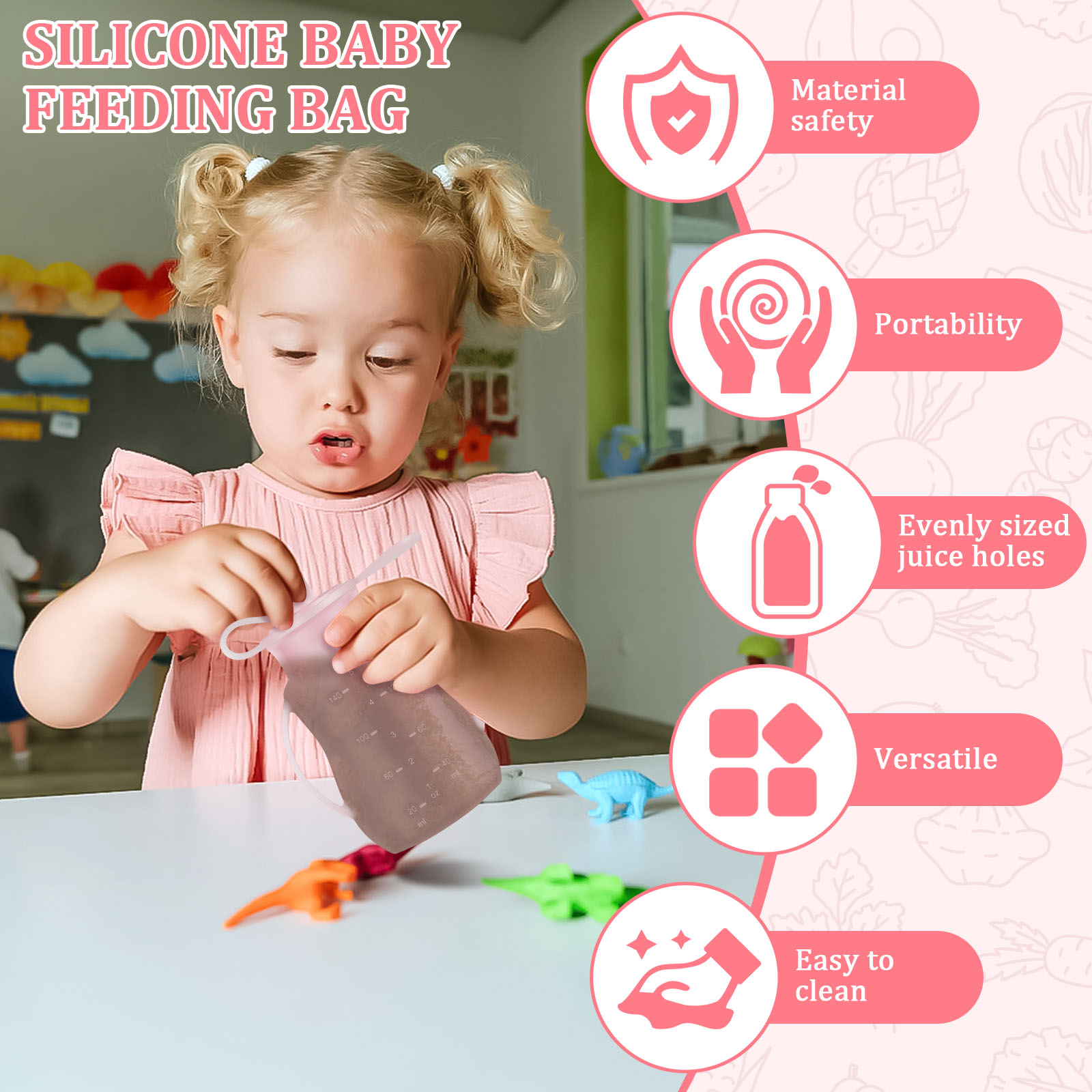 2 個のベビー授乳ポーチシリコン離乳食ポーチ持ち運びが簡単使 - Baby Puree Pouch のレビューと価格