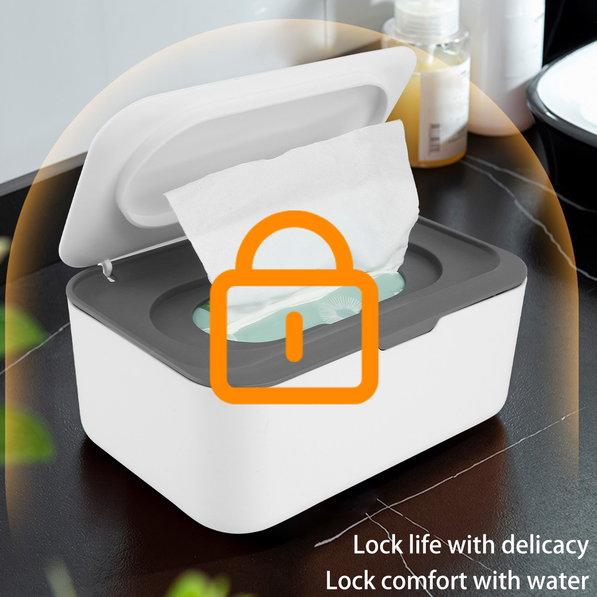 ウェットティッシュボックスペーパーディスペンサーポータブル蓋 - Formula Dispenser Portable のレビューと価格