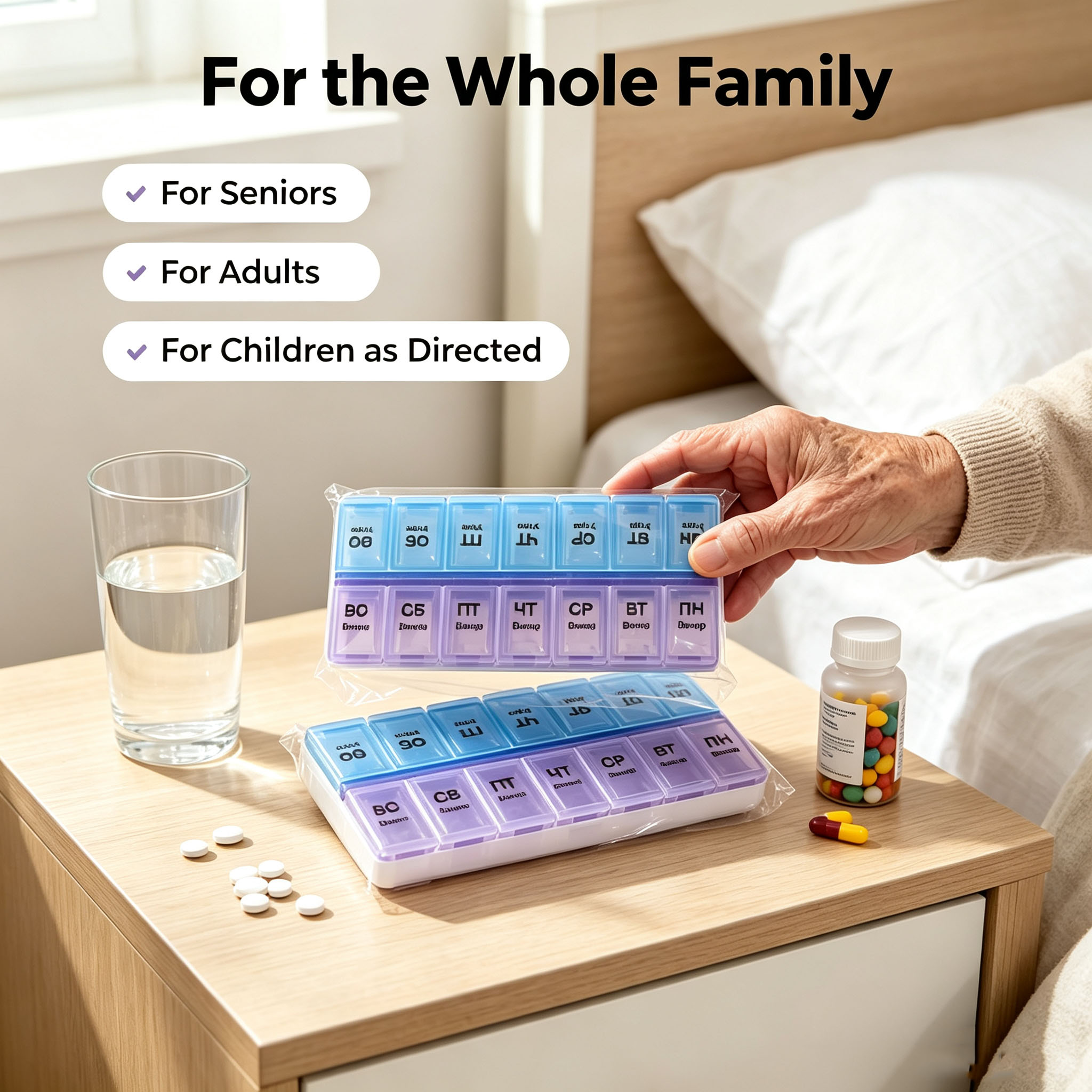 ポータブルトラベルピルオーガナイザー 7日間用コンパートメン - Formula Dispenser Portable のレビューと価格