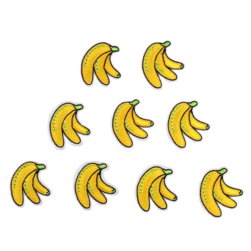 漫画のパッチ,10個,子供服の刺繡,フルーツのアップリケ,手 - Baby Food Banana のレビューと価格