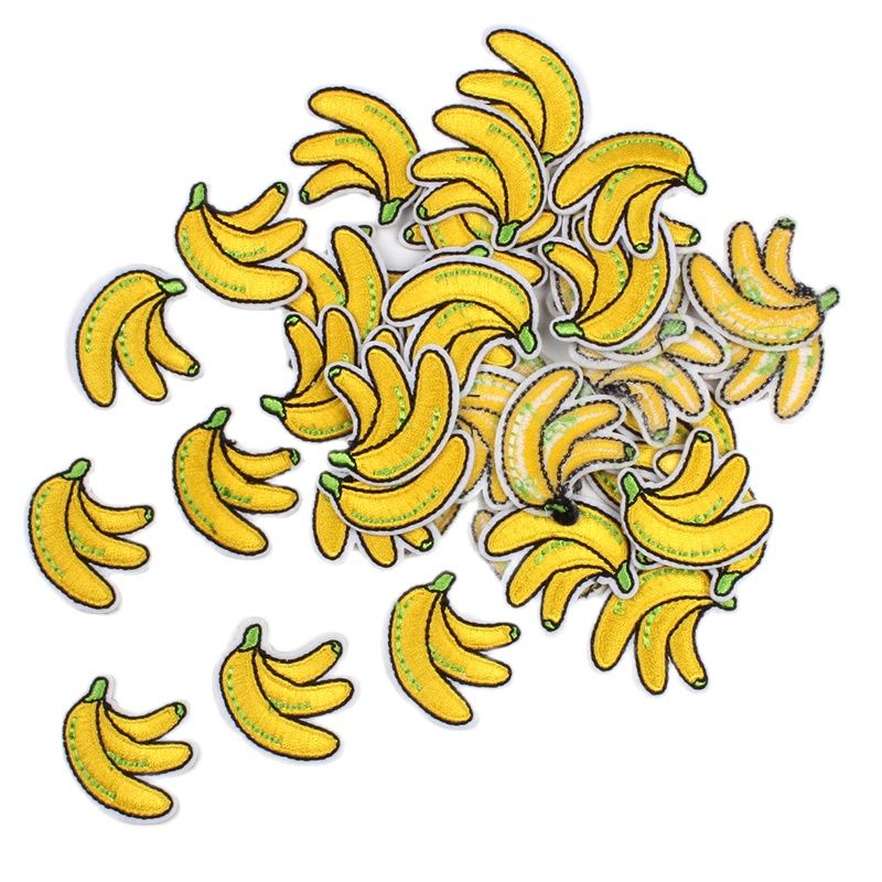 漫画のパッチ,10個,子供服の刺繡,フルーツのアップリケ,手 - Baby Food Banana のレビューと価格