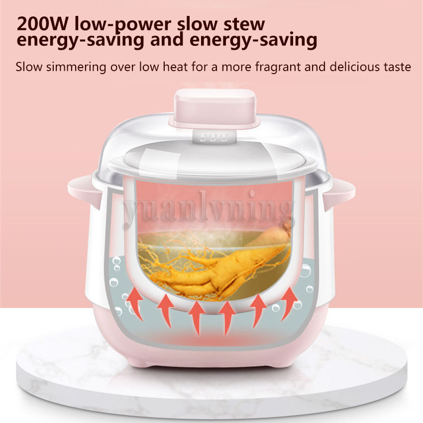 ベビー電気粥ポットセラミックスロー煮込み調理器自動ベビーフー - Baby Food Maker Baby Safe のレビューと価格