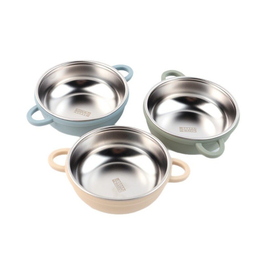 304ステンレス製ベビー用食器、シリコン吸盤ベース、耐熱性、 - Silicone Suction Bowl のレビューと価格