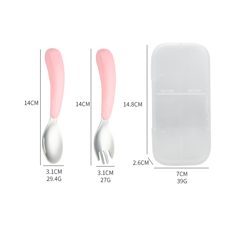 304 ステンレス鋼のスプーン、フォーク、箸、ポータブルケー - Self Feed Spoon のレビューと価格