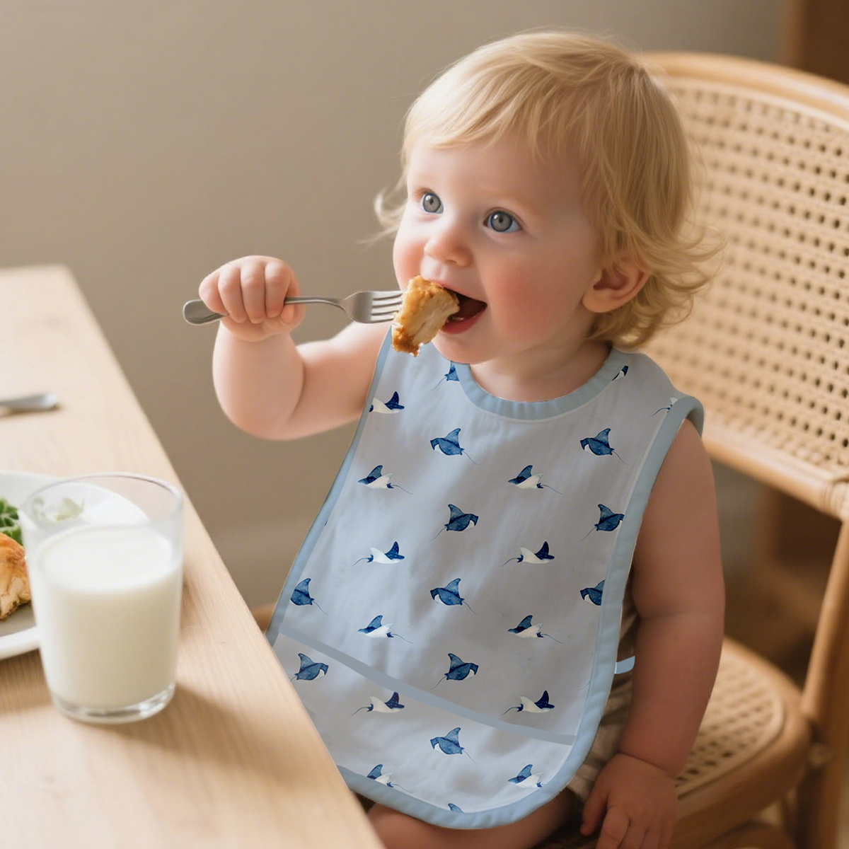 1 Pc 100% ポリエステル防水ベビーよだれかけ幼児用か - Baby Food Apron のレビューと価格