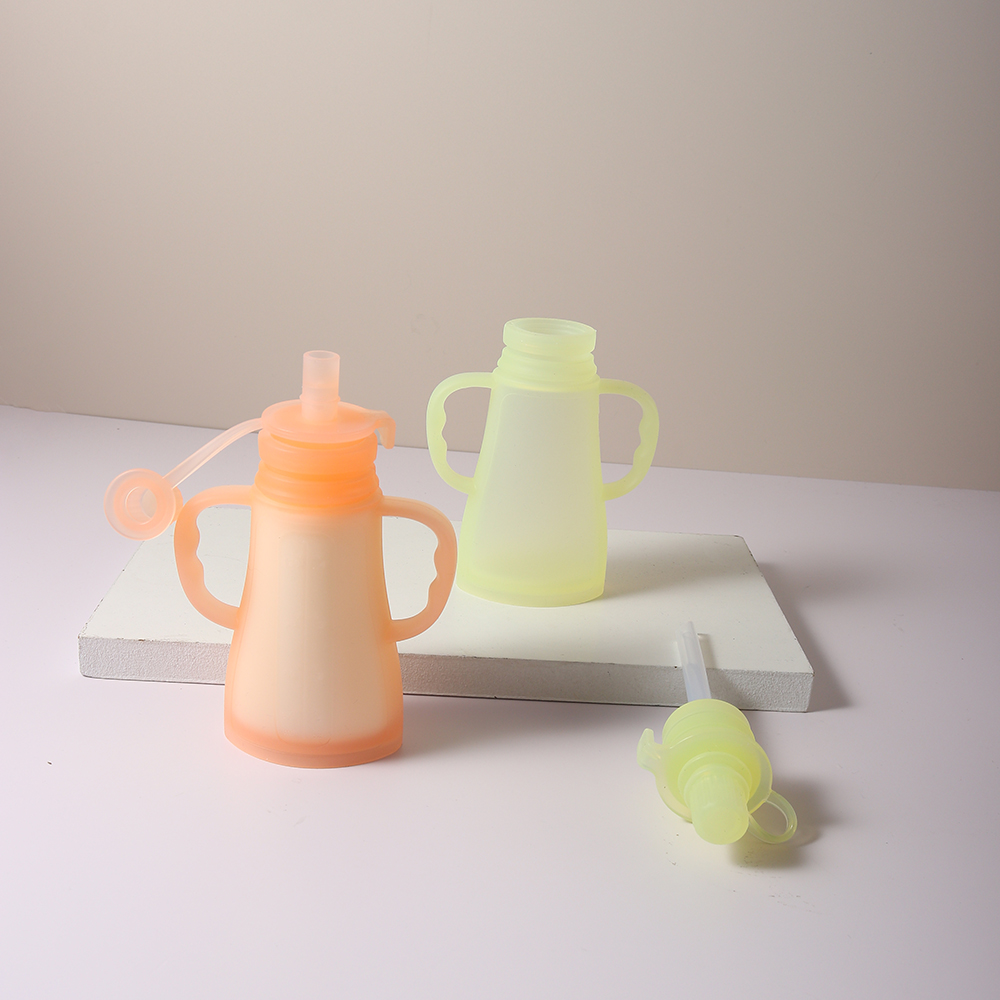 新しい再利用可能なシリコン製母乳保存バッグ、漏れ防止、吸引可 - Baby Puree Pouch のレビューと価格