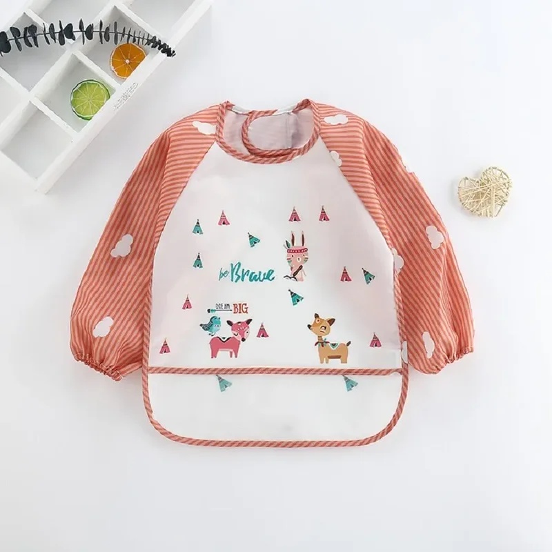 1-5 個 For1-3Year ベビー長袖スカーフ防水幼児 - Baby Food Apron のレビューと価格