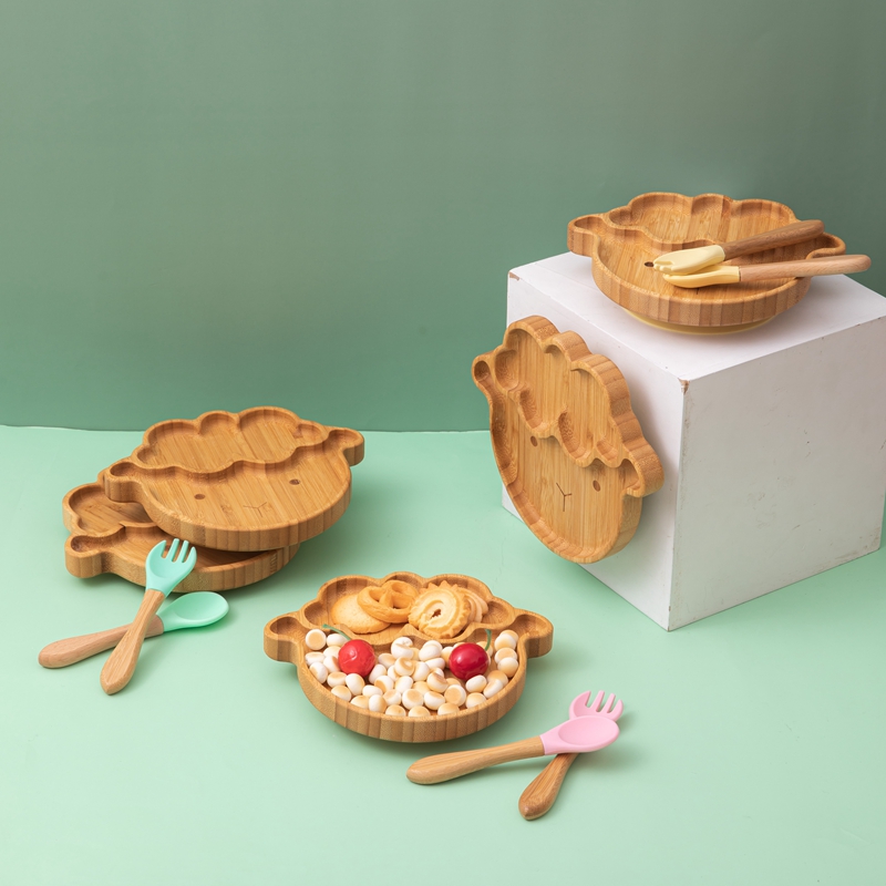 子供と赤ちゃんのための竹プレートとカトラリー,食事と調理用の - Baby Food Universe のレビューと価格
