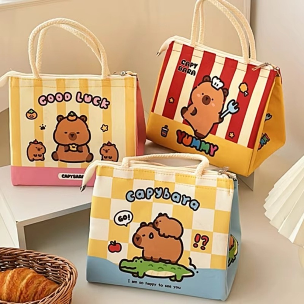 かわいいカピバラサーマルランチバッグ断熱ポータブル食品保存袋 - Baby Food Zip Lock Bag のレビューと価格