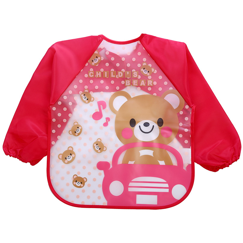 赤ちゃん用長袖防水バンダナ,食事の描画,漫画,新生児用タオル - Baby Food Apron のレビューと価格