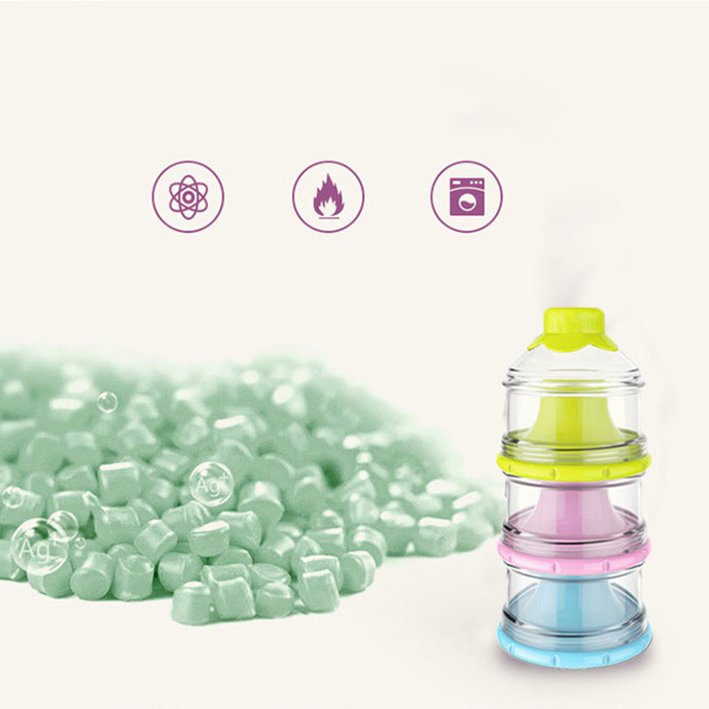 2個入り、積み重ね可能な粉ミルク容器。3段式で、漏れ防止機能 - Baby Food On The Go のレビューと価格