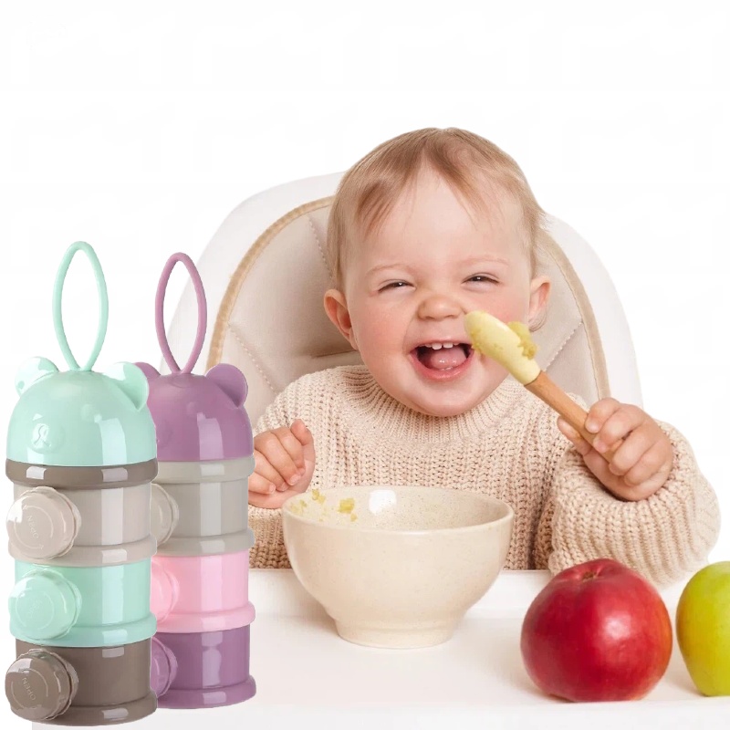 3/4 層ベビーポータブルベビーフード収納ボックス複数の開口 - Baby Food Universe のレビューと価格